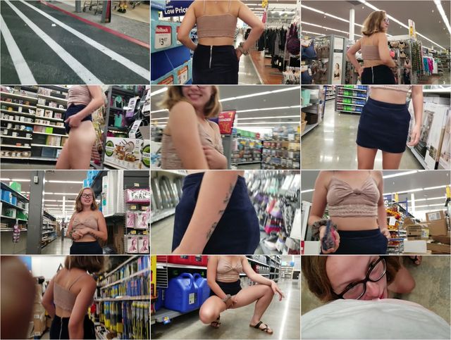 Teen Daughter Public Flashing at Walmart 1080p Preview