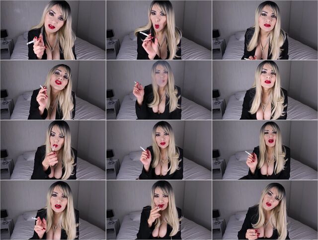 SMOKE FETISH Teasing FACE FETISH Cum on my Face ASMR Preview