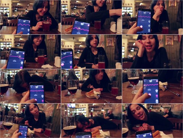 I took Control of my Sisters Vibrator in the Bar and Brought her to Orgasm 1080p Preview