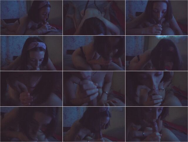 Sister gives a Blowjob for the first Time on Camera 1080p Preview