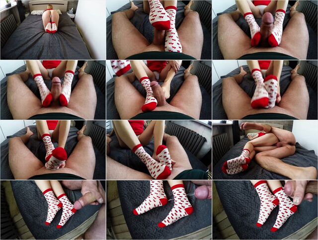 My Sisters Socks get Flooded with Cum after she Plays with my Cock 1080p Preview