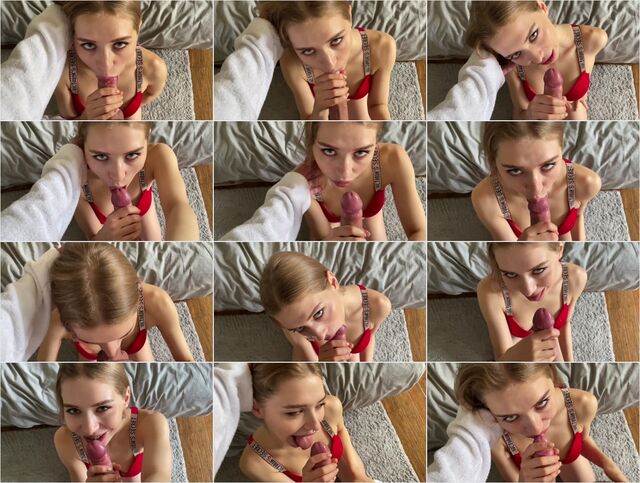 POV Blowjob Cute Russian Sister Dirty Talk 1080p Preview