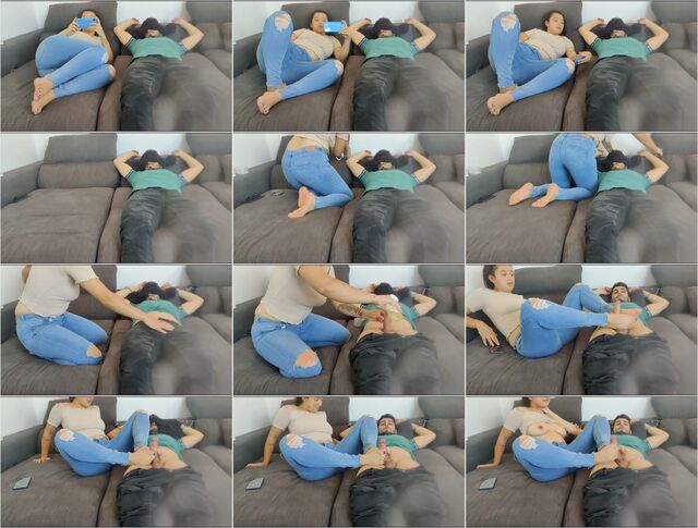 Oiled Footjob to my Handcuffed Brother 1080p Preview