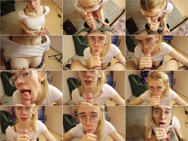 Amazing blowjob until Huge Cum in mouth after school 1080p Preview