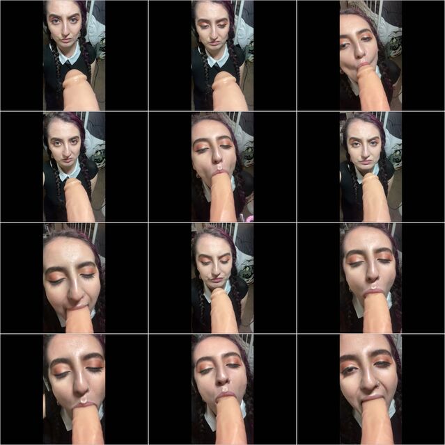 Littlebunnyb - Wednesday Sucks Your Cock Preview