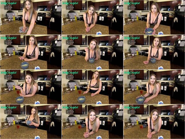 Kinkycurvykat - Late Night Snack With M0mmy Domme Preview