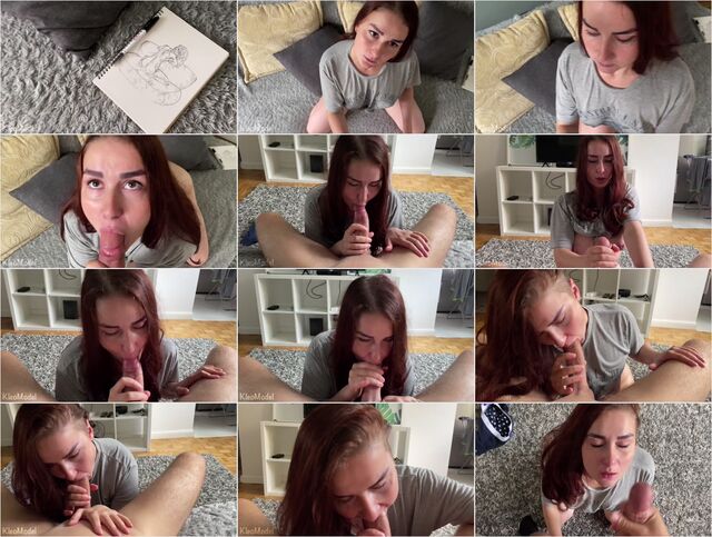 Sister gives a Deep Blowjob while Parents are not at Home 4k Preview