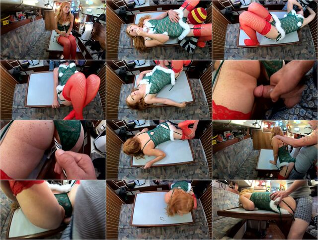 Redheaded Daughter Fills Daddys Stockings Preview