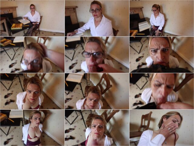 LadyArbella College-Professor-Blackmail-Blowjob-and-Facial Preview