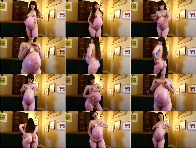 Sydney Harwin CUM-for-my-oiled-up-pregnant-body Preview