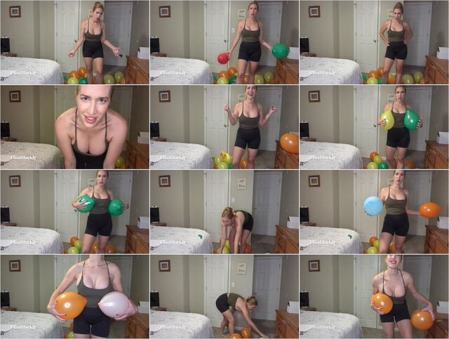 LinaBlackly - Auntie Pops You Balloons on her Tits Preview