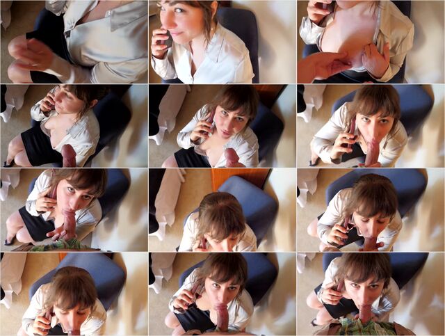 Mom Swallows during Conference Call Leia Lovelyn HD 1080p Preview