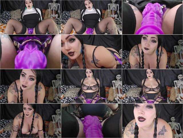 Luna Allora - Wednesday Addams Easy Target Strap-on Preview